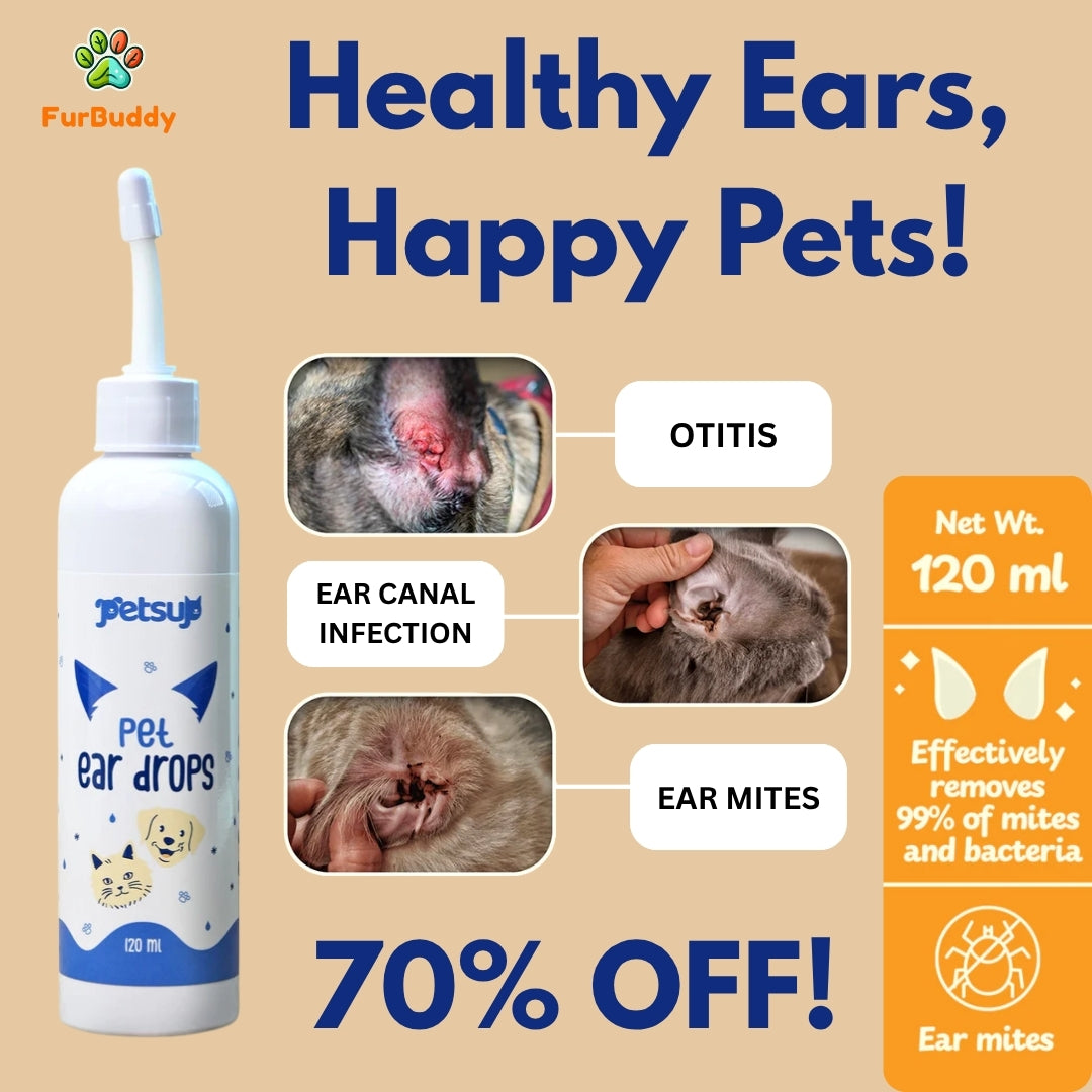 Pet Ear Dropper – Easy Ear Cleaner for Dogs & Cats