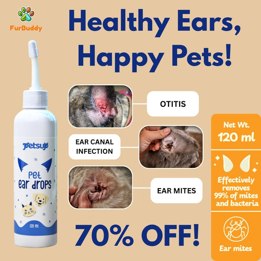 Pet Ear Dropper – Easy Ear Cleaner for Dogs & Cats